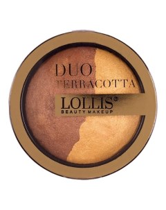 Румяна для лица Duo Terracotta Lollis