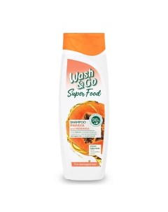 Шампунь с маслом папайи и моринги Superfood Shampoo With Papaya Moringa Oil 400 Wash&go