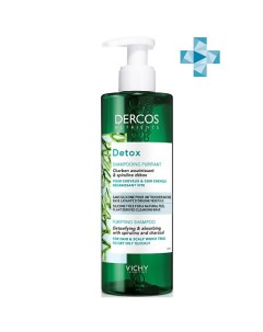 Глубоко очищающий шампунь Dercos Nutrients Detox Vichy