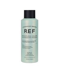 Мусс для волос освежающий с эффектом сухого шампуня WEIGHTLESS VOLUME REFRESHING MOUSSE Ref hair care