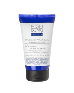 Мицеллярная SOS маска для волос Интенсивное укрепление Hair Line Micellar Mask SOS High purity