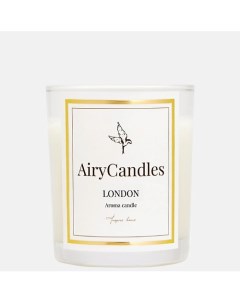 Свеча ароматическая LONDON Black Edition с деревянным фитилем 300.0 Airycandles