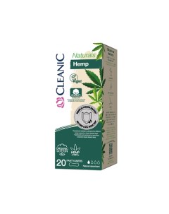 Naturals Organic Cotton Hemp Прокладки ежедневные 20 0 Cleanic