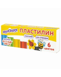 Пластилин мягкий Весёлый шмель 1 Юнландия