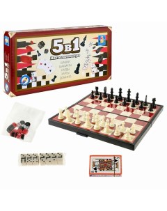 Игра настольная 5в1 1 0 1toy