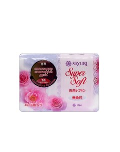 Ежедневные гигиенические прокладки Super Soft 36.0 Sayuri