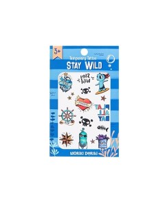 Детские переводные татуировки Temporary TATTOO STAY WILD Moriki doriki