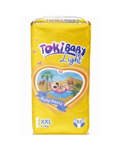 Подгузники трусики XXL 32 0 Tokibaby