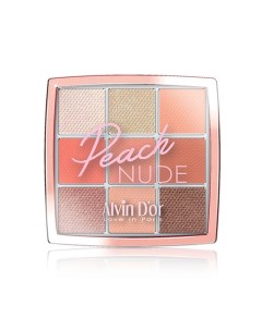 Палетка теней для век PEACH NUDE Alvin d'or