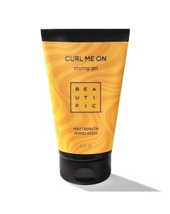 Гель для укладки кудрявых и волнистых волос средней фиксации Curl Me On Beautific