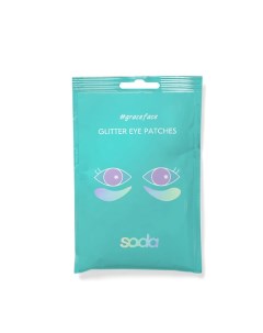 Гидрогелевые патчи для глаз с блестками GLITTER EYE PATCHES Soda