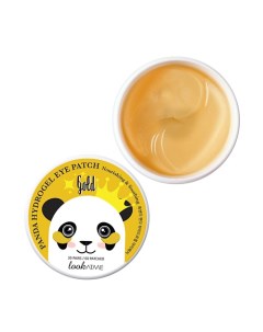 Патчи для глаз гидрогелевые с частичками золота Panda Hydrogel Eye Patch Gold Look at me