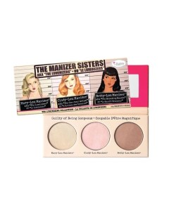 THE BALM Палетка хайлайтеров The Manizer Sisters Thebalm