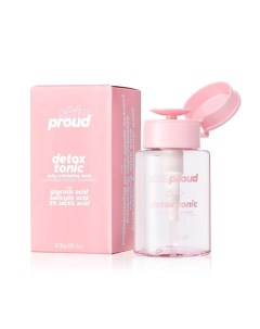 Отшелушивающий тоник для лица Detox Skin proud