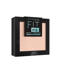 Пудра для лица Fit Me матирующая скрывающая поры Maybelline new york