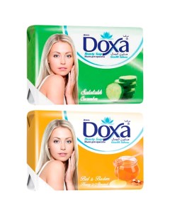 Мыло туалетное BEAUTY SOAP Мед, Огурец 480 Doxa