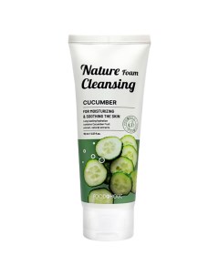 Пенка для умывания с экстрактом огурца Nature Foam Cleansing Cucumber Foodaholic