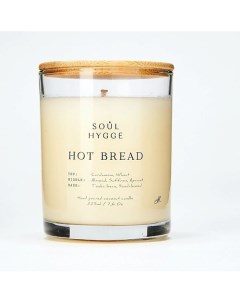 Ароматическая свеча HOT BREAD с хлопковым фитилем 225.0 Soul hygge