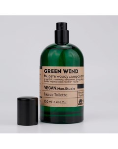 Туалетная вода мужская Green Wind свежий цитрусовый 100.0 Vegan.love.studio