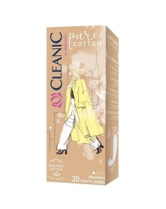 Pure Cotton Ежедневные гигиенические прокладки 20 0 Cleanic