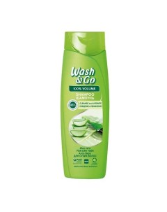 Шампунь Очищение и увлажнение. Алоэ вера. Для сухих волос Shampoo With Aloe Vera Extract For Dry Hai Wash&go