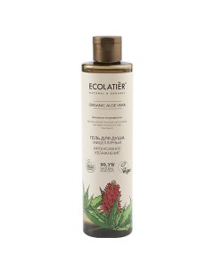 GREEN Мицеллярный Гель для душа Интенсивное увлажнение ORGANIC ALOE VERA 350 0 Ecolatier