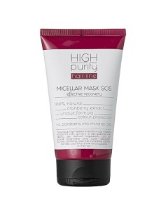 Мицеллярная SOS маска для волос Эффективное восстановление Hair Line Micellar Mask SOS High purity