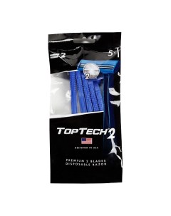 Одноразовый станок, с 2 лезвиями 5.0 Toptech