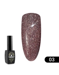 Гель лак Disco Gel Shine Spectrum светоотражающий 02 Global fashion