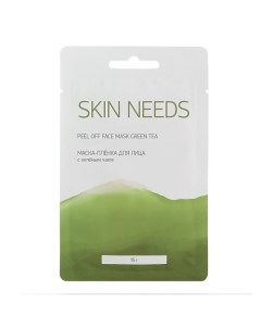 Маска-плёнка для лица с зелёным чаем SKIN NEEDS Лэтуаль