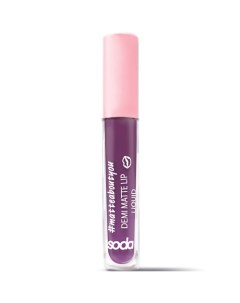 DEMI MATTE LIP LIQUID #matteaboutyou Жидкая матовая помада Soda