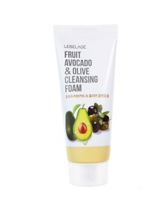 Очищающая пенка с экстрактом авокадо и оливы FRUIT AVOCADO&OLIVE CLEANSING FOAM 100.0 Lebelage