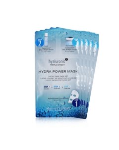 Набор масок для лица hyaluronic 3 Step Face Care Set Etre belle