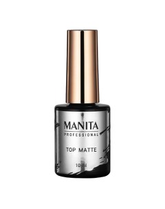 Professional Матовый топ для гель-лака без липкого слоя Matte 10.0 Manita