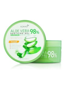 Aloe Vera 98% Sootning Gel Восстанавливающий и успокаивающий гель для лица и тела 300.0 Konad