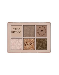 Палетка теней для век Beige Presso Too cool for school