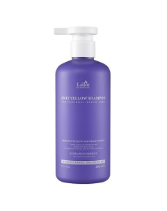 Шампунь для светлых волос для нейтрализации желтого пигмента ANTI-YELLOW SHAMPOO 300.0 La'dor