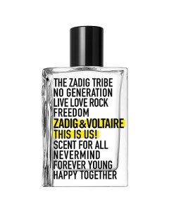 Туалетная вода THIS IS US! 50 Zadig & voltaire