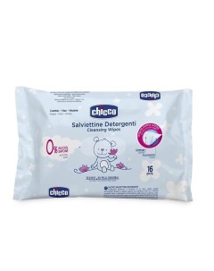 Влажные очищающие салфетки 16 Chicco