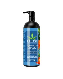 Кондиционер Тройное увлажнение / Triple Moisture Fresh Citrus Herbal Conditioner 1000.0 Hempz