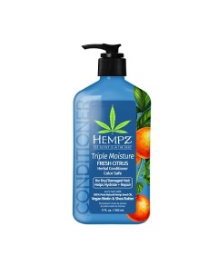 Кондиционер Тройное увлажнение / Triple Moisture Fresh Citrus Herbal Conditioner 500.0 Hempz