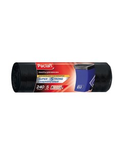 SUPER STRONG Мешки для мусора, 240л 5.0 Paclan