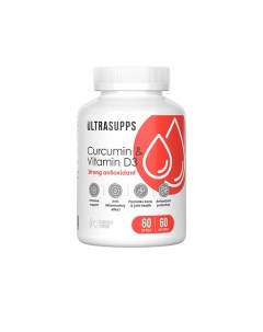 Куркумин и Витамин Д3 Curcumin & Vitamin D3 Ultrasupps