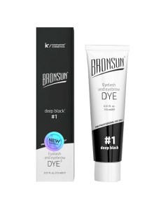 Гель-краска для ресниц и бровей Eyelash and Eyebrow DYE Bronsun