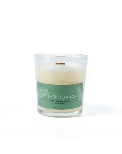 Ароматическая свеча с эфирным маслом цитронеллы "Летняя веранда" 250 For me candle