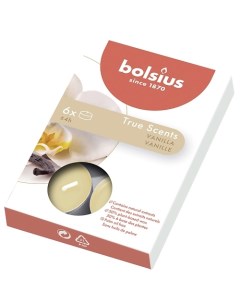 Свечи чайные арома True scents ваниль Bolsius