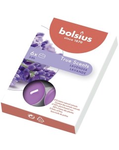 Свечи чайные арома True scents лаванда Bolsius