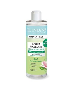 Мицеллярная вода для жирной кожи Hydra Plus Clinians