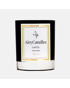 Свеча ароматическая CASTLE Black Edition с деревянным фитилем 300 Airycandles