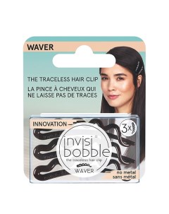 Заколка WAVER Pretty Dark (с подвесом) Invisibobble